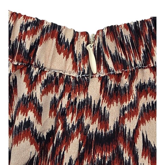 Women's - THML Brown Patterned Blouse, Size Medium - Picture 8 of 8